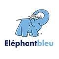 Logo éléphant bleu